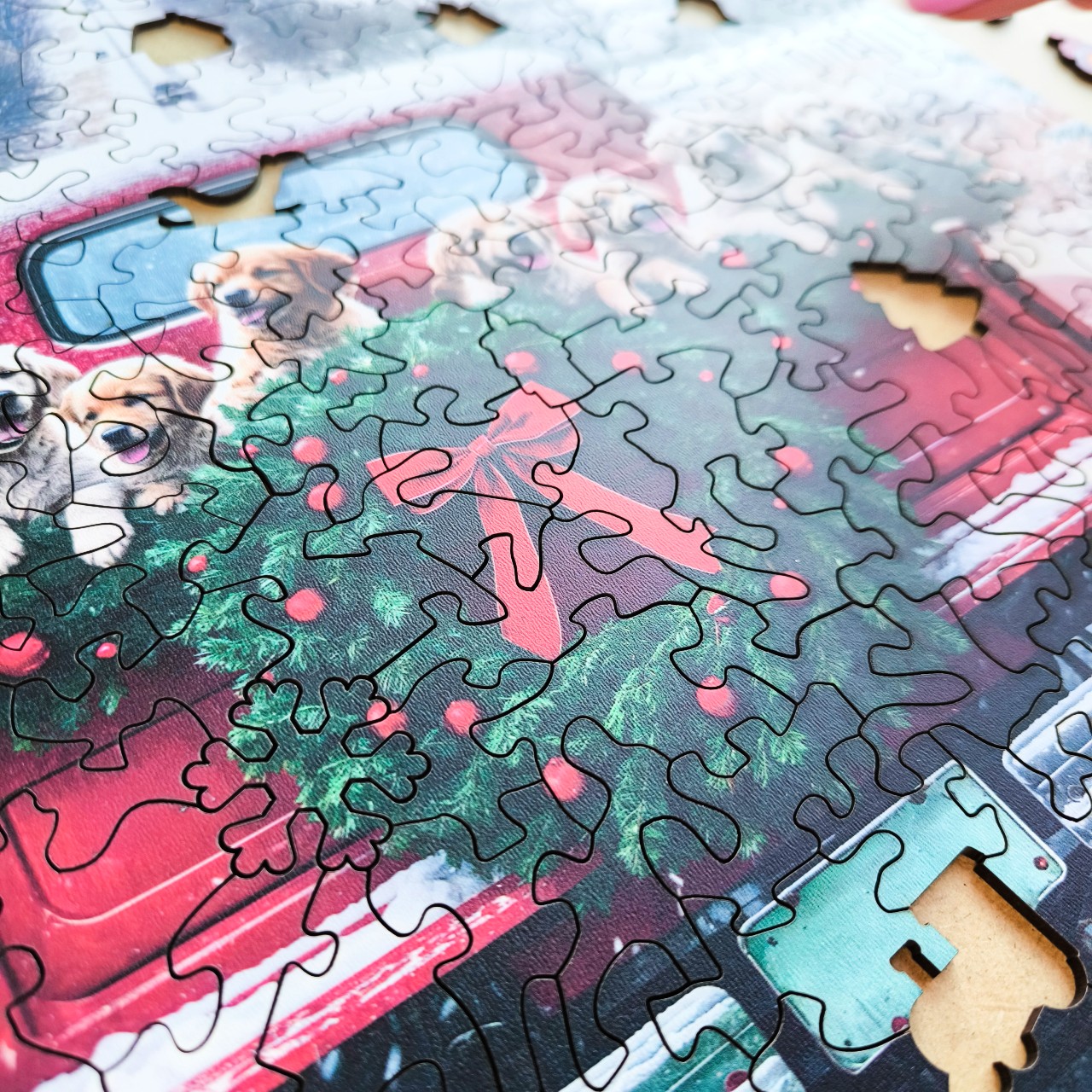 milliwood-christmas-truck-mit-labradoren-holzpuzzle-250-teile image 4