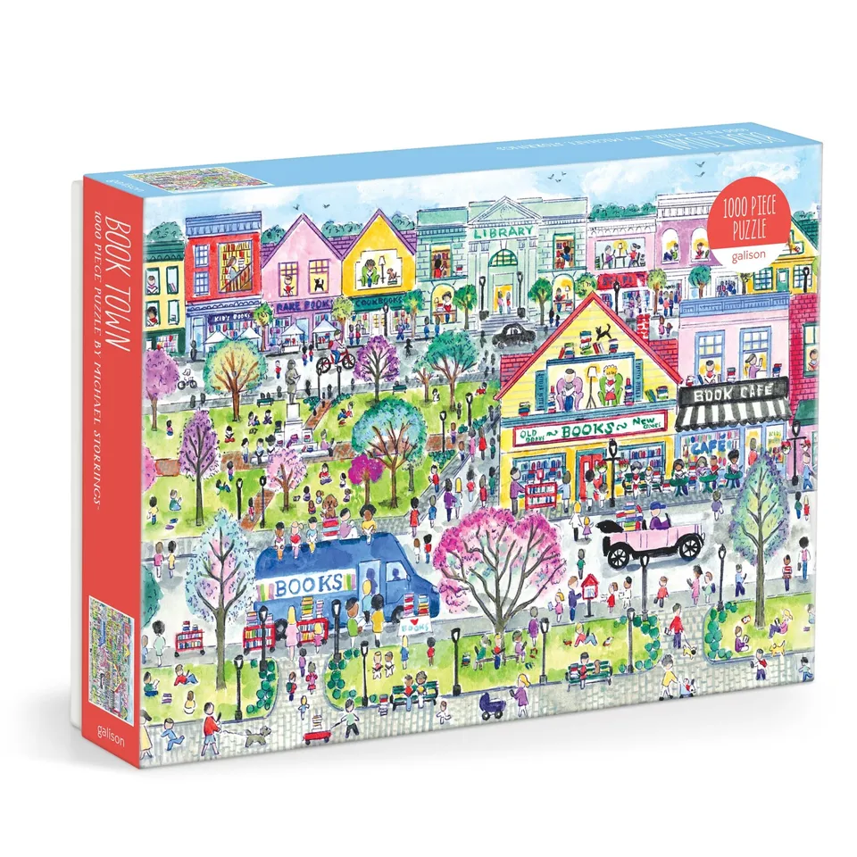 galison-book-town-storrings-puzzle-1000-teile image 1
