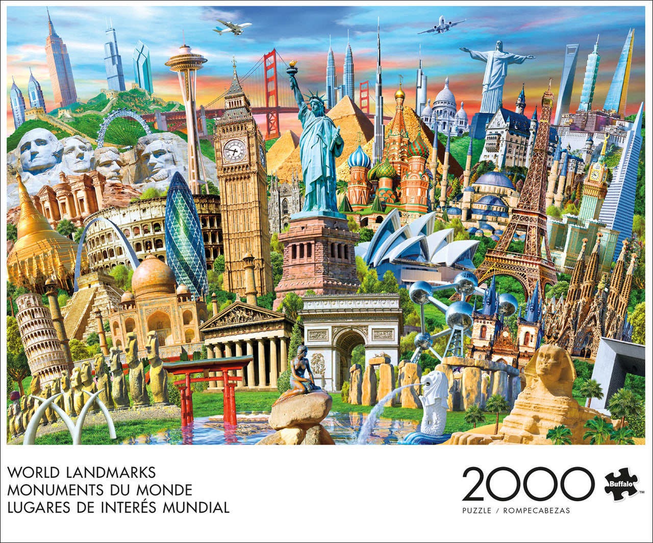 buffalo-games-world-landmarks-2000-teile-puzzle image 2
