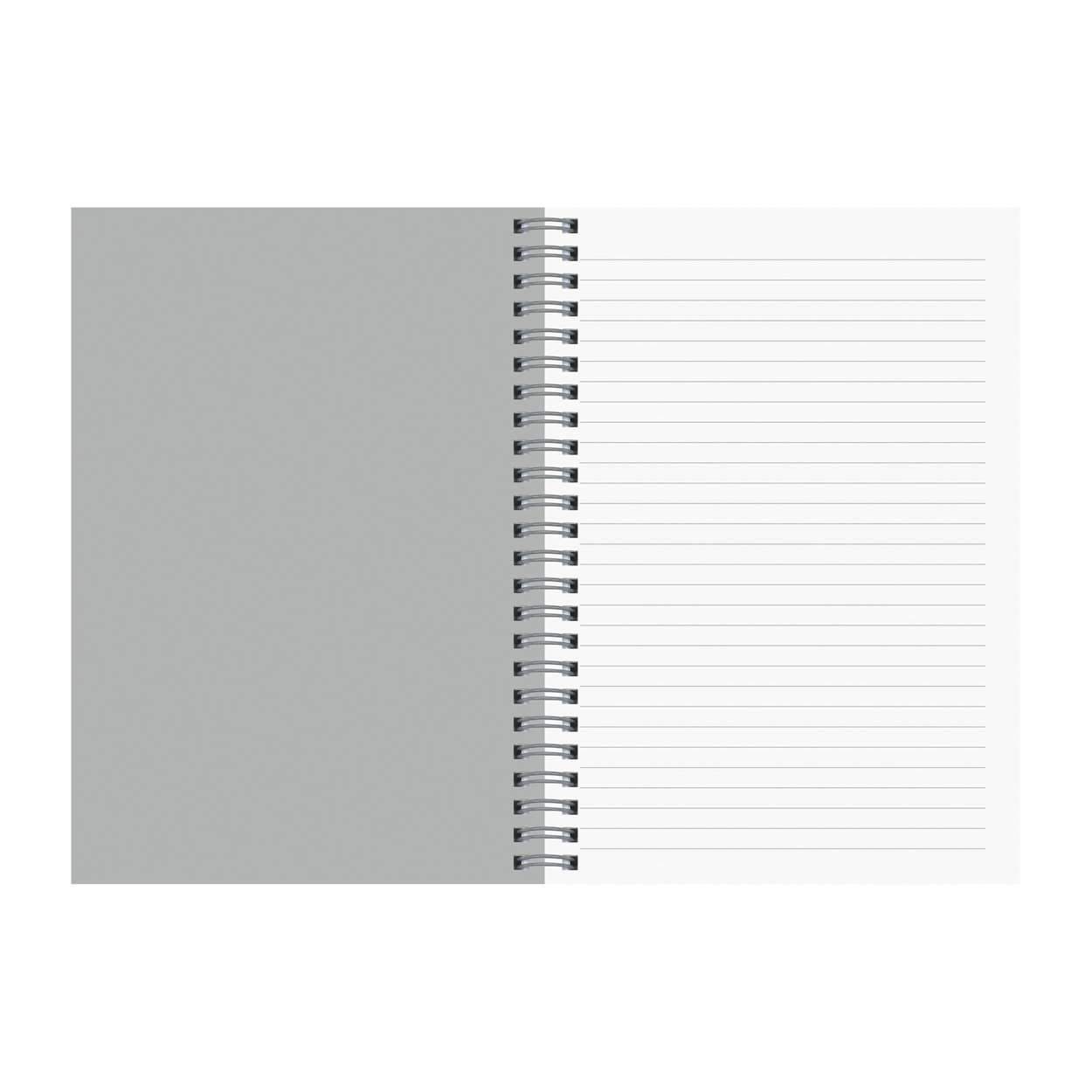 galison-black-wire-o-journal-notizbuch-a5-liniert-schwarz image 2