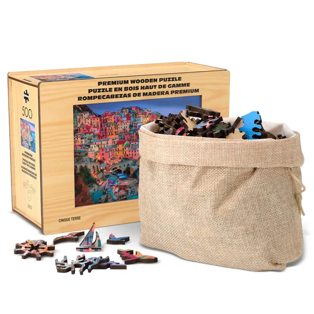 buffalo-games-cinque-terre-holzpuzzle-500-teile-whimsy-cut image 1