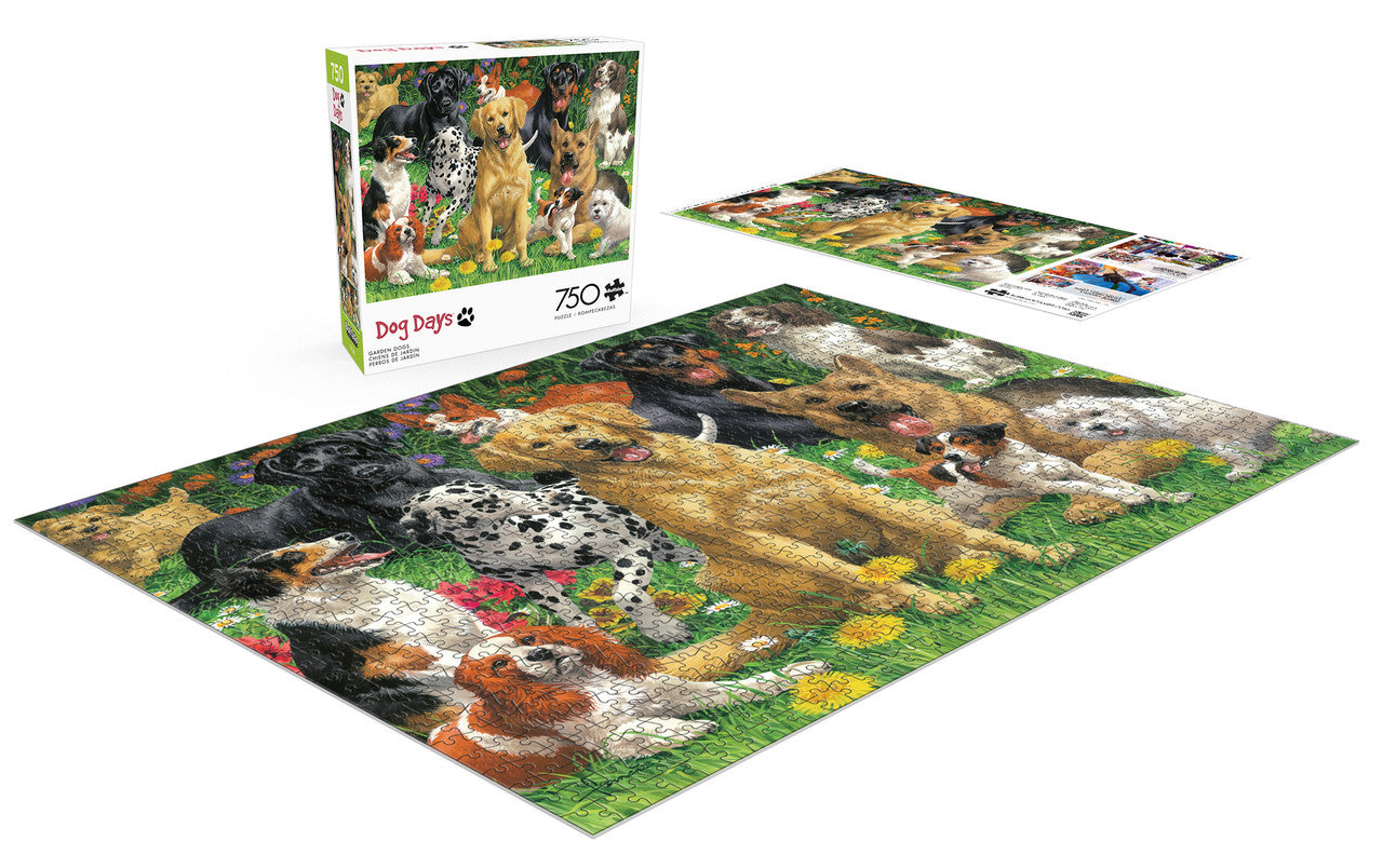buffalo-games-dog-days-garden-dogs-750-puzzle-hunde-750-teile image 4