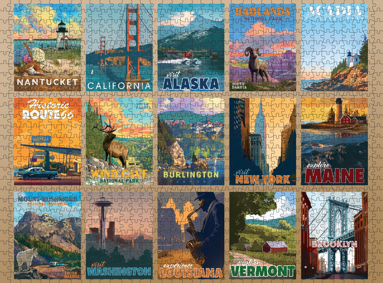 buffalo-games-jigsaw-puzzles-brilliant-travel-1000-teile-puzzle-reise image 1