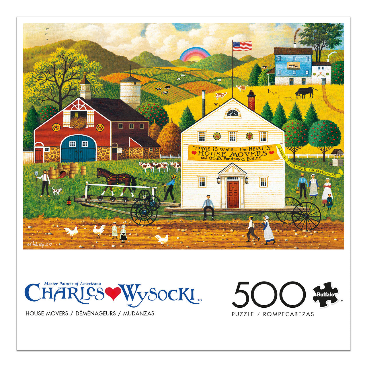 buffalo-games-wysocki-house-movers-puzzle-500-teile-farm image 4