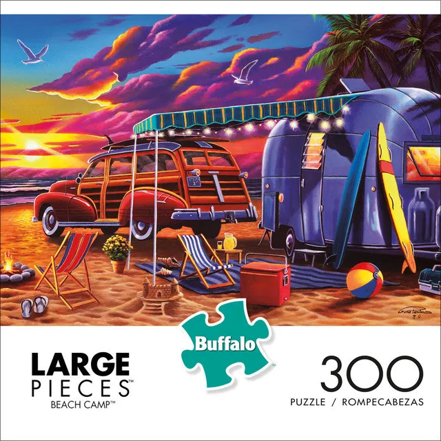 buffalo-games-geno-peoples-beach-camp-300-teile-puzzle-camping image 1