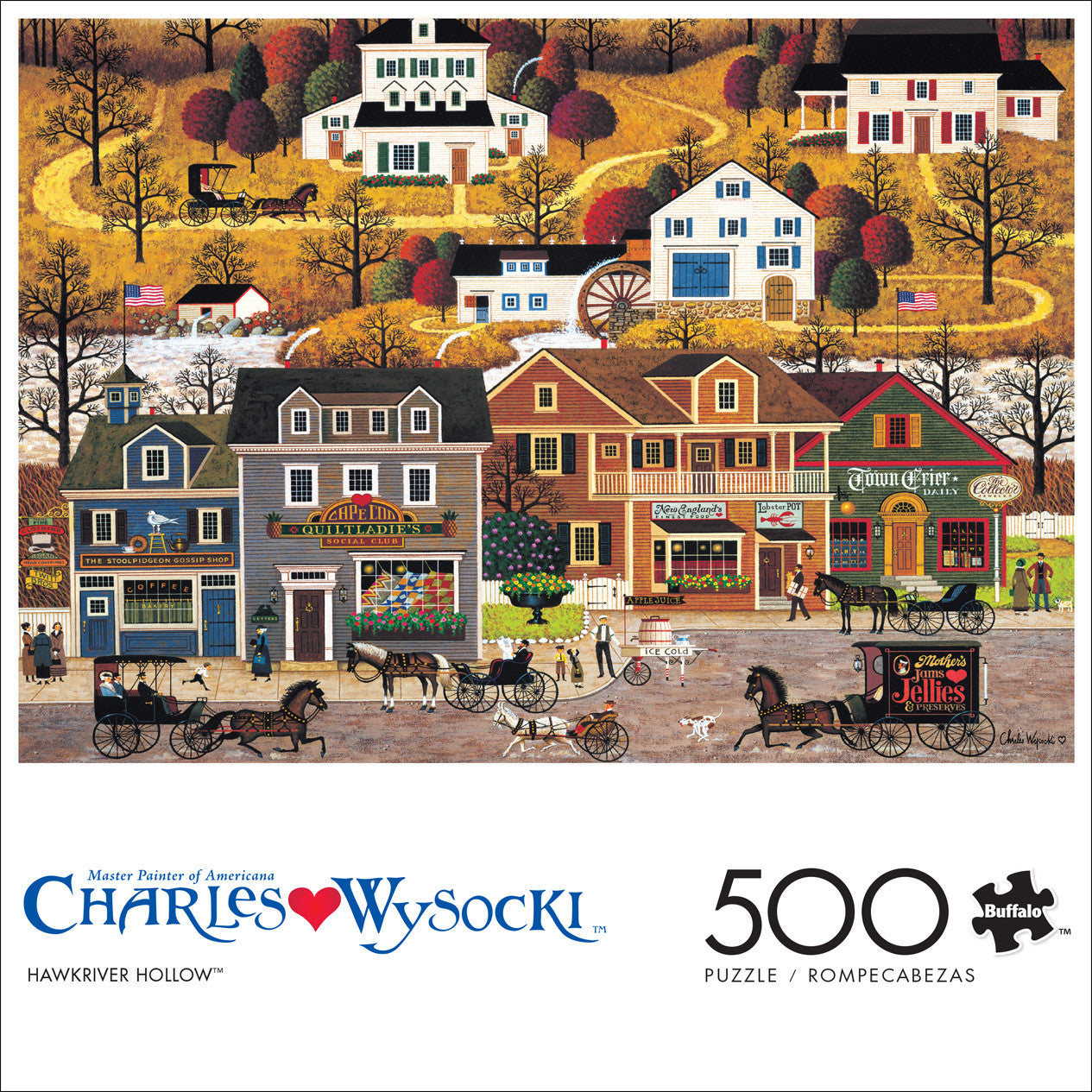 buffalo-games-charles-wysocki-hawk-river-hollow-puzzle-500teile image 1