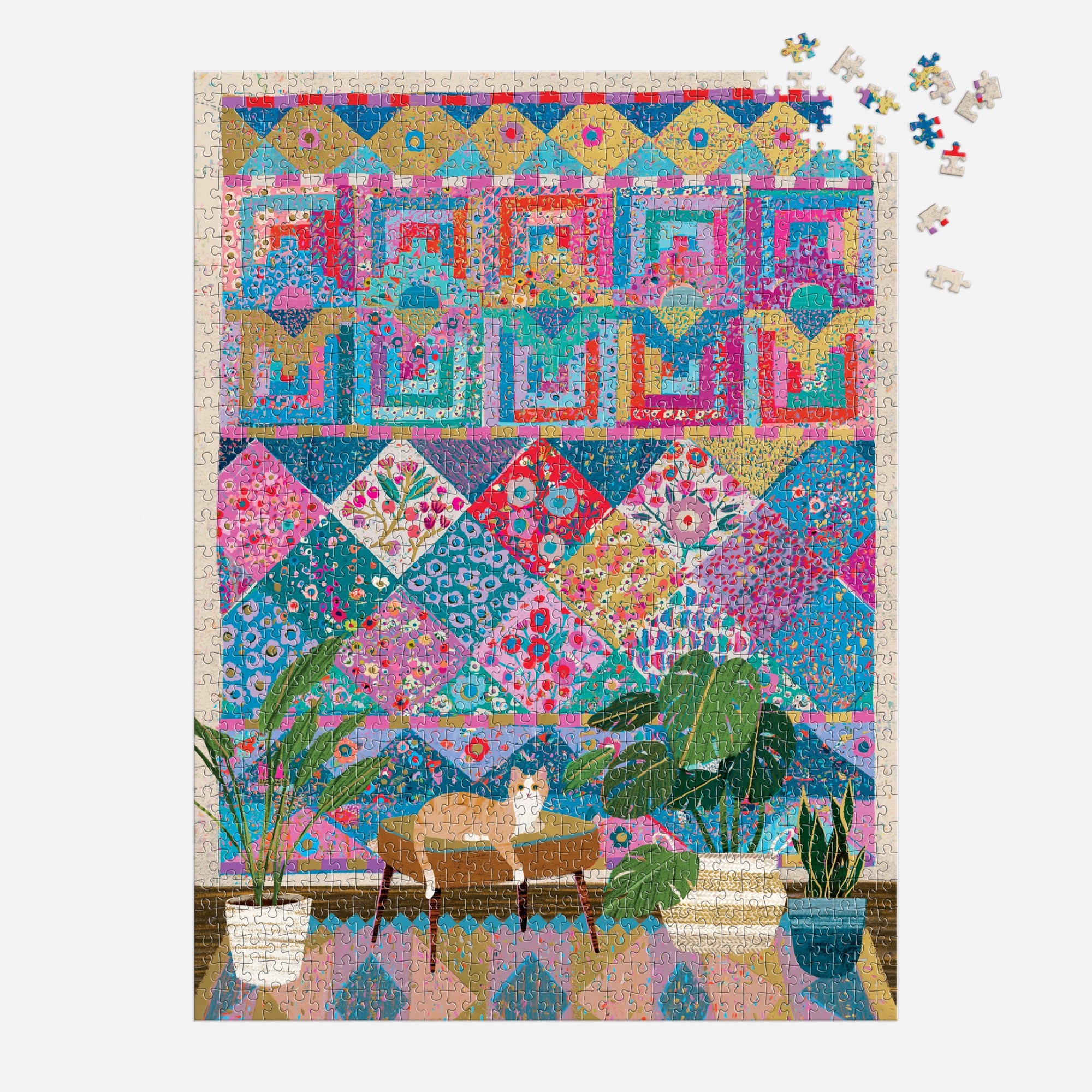 galison-quilter-s-corner-foil-puzzle-1000-teile-victoria-ball image 4