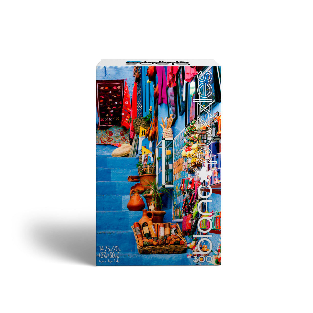 blanc-blue-city-of-morocco-300-teile-puzzle-marokko image 3
