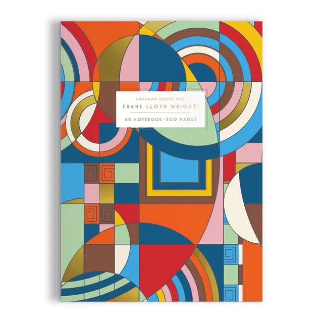galison-stationery-frank-lloyd-wright-hoffman-house-notizbuch-a5 image 1