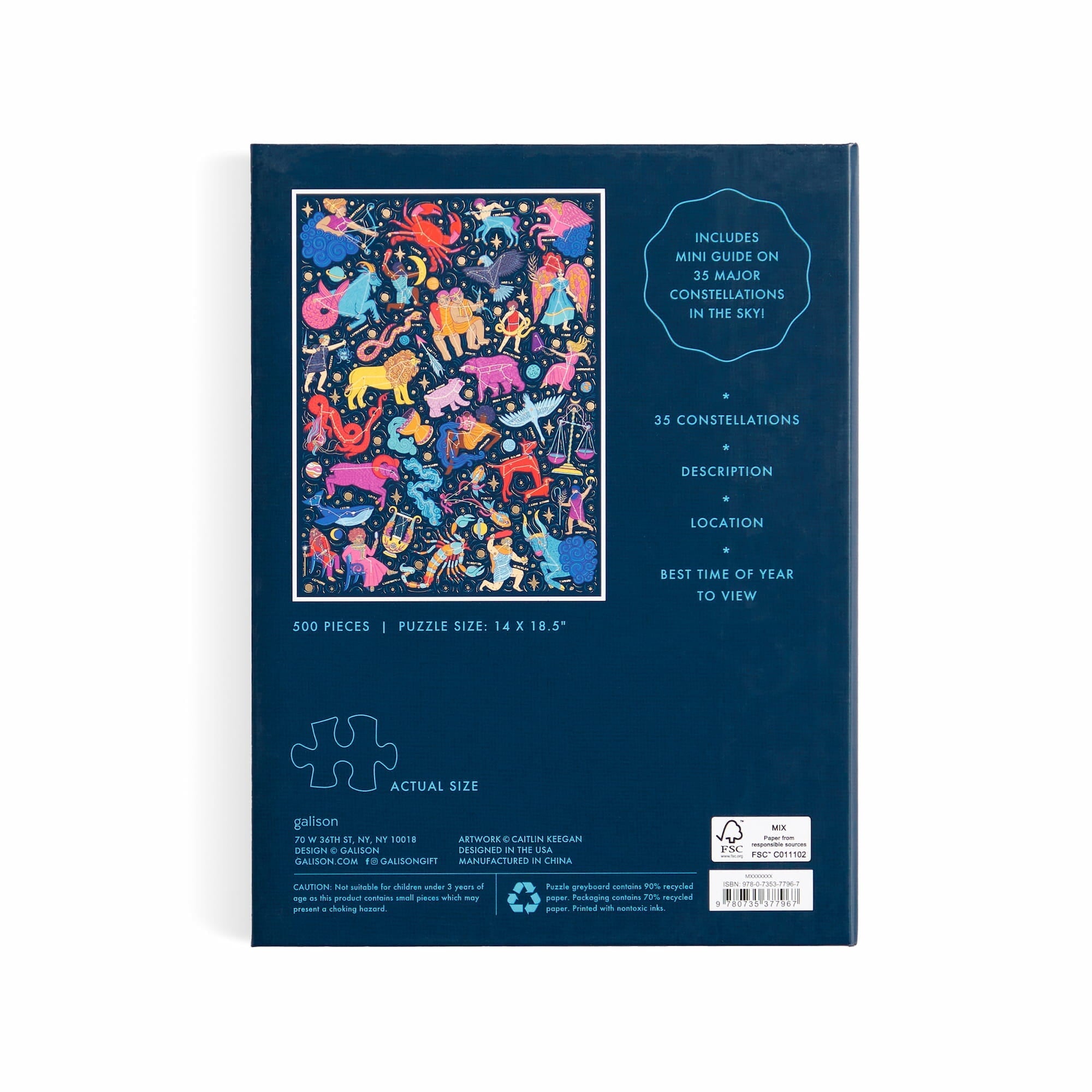 galison-constellations-101-puzzle-500-teile-sternzeichen image 6