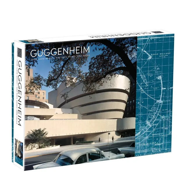 galison-guggenheim-puzzle-500-teile-doppelseitig image 1