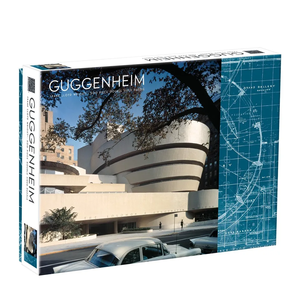 galison-guggenheim-puzzle-500-teile-doppelseitig image 1