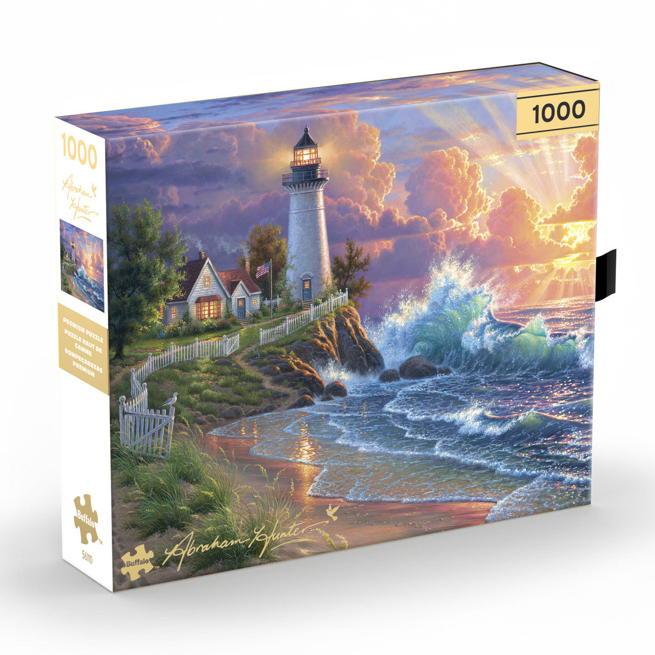 buffalo-games-gold-light-of-hope-puzzle-1000-teile-leuchtturm image 5