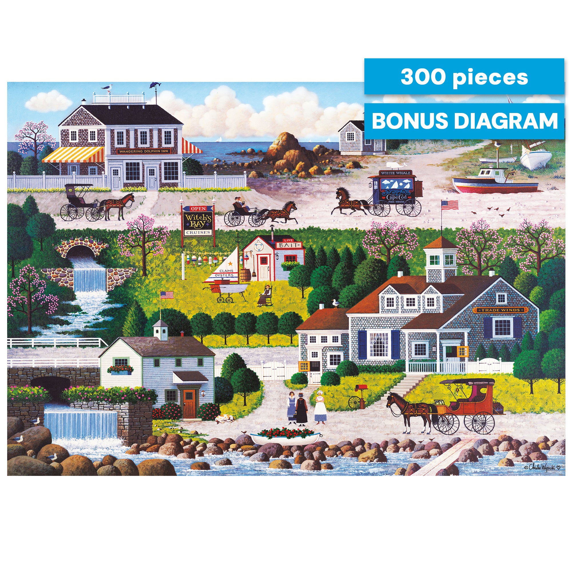 buffalo-games-wysocki-harbor-puzzle-300-teile-hafen image 5