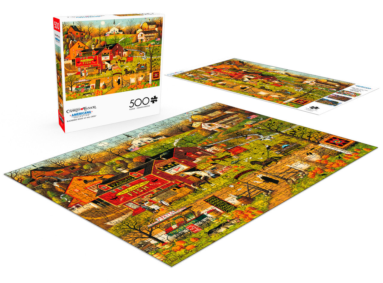 buffalo-games-wysocki-blackbirds-roost-puzzle-500-teile-americana image 5