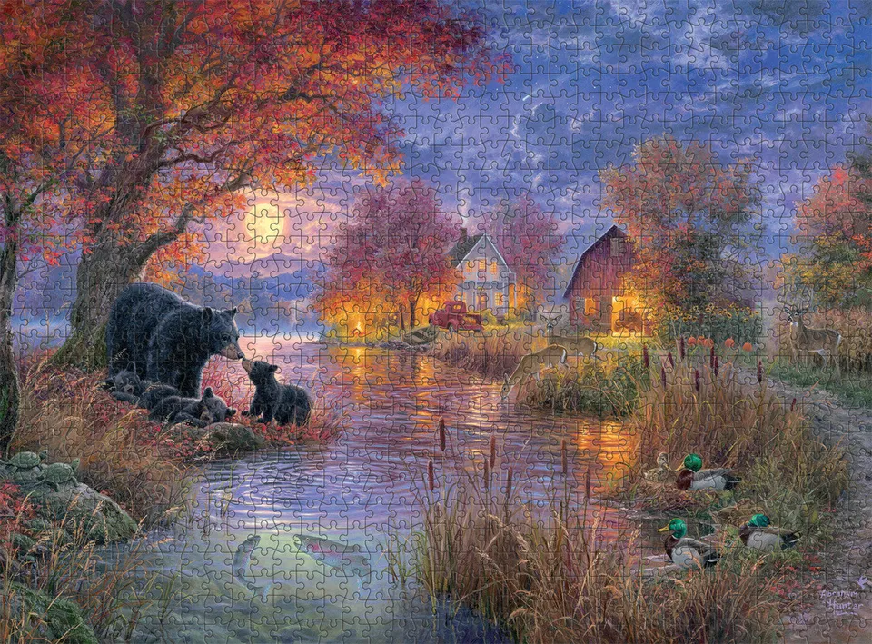 buffalo-games-black-bear-farms-1000-teile-puzzle-abraham-hunter image 1