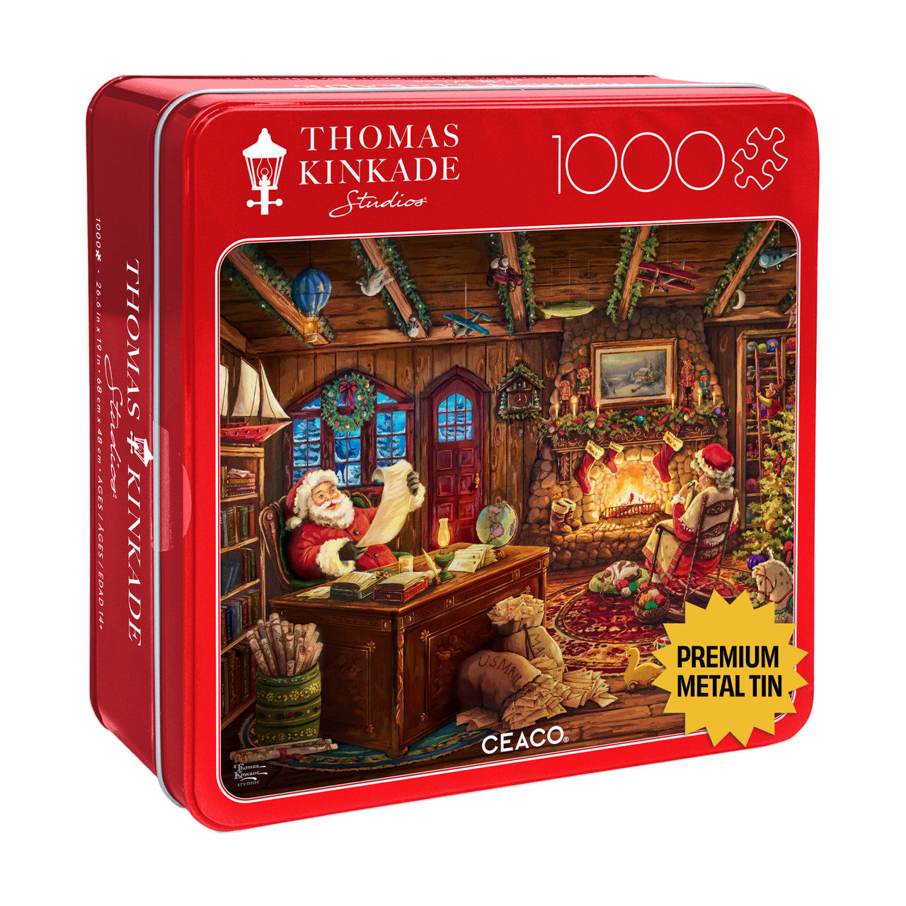 buffalo-games-santa-puzzle-1000-teile-weihnachten-dose image 1
