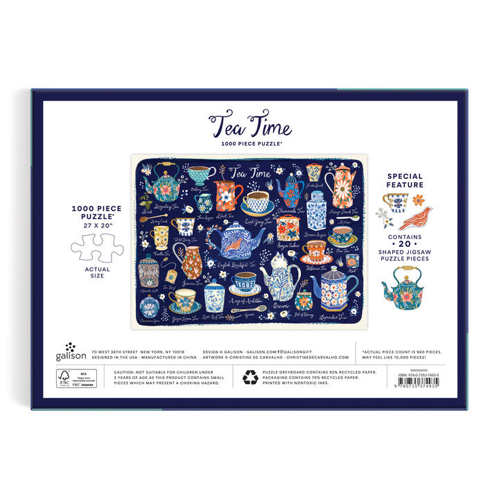galison-tea-time-puzzle-1000-teile-mit-20-sonderformen image 5
