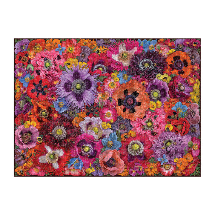 galison-troy-litten-bees-in-the-poppies-puzzle-1000-teile-blumen image 3