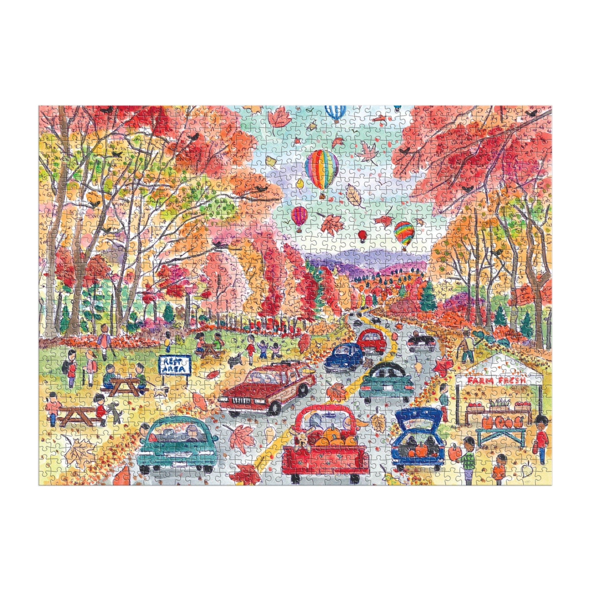 galison-michael-storrings-leaf-peeping-puzzle-1000-teile-herbst image 3