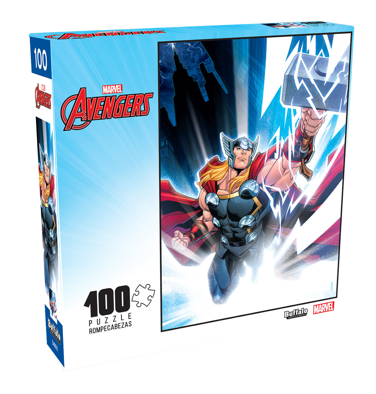 buffalo-games-marvel-thor-100-teile-puzzle-mighty-avenger image 3
