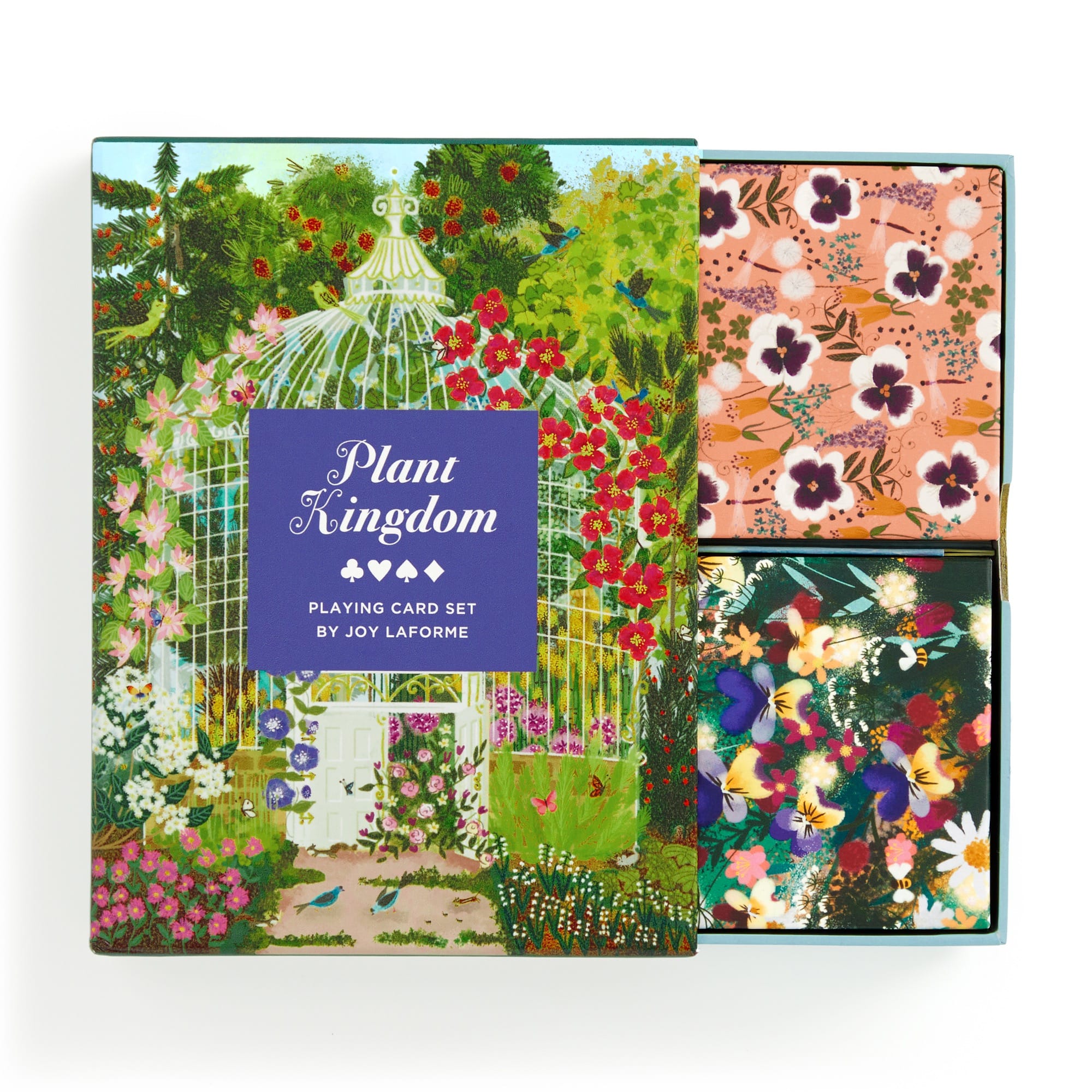 galison-joy-laforme-plant-kingdom-spielkarten-set-2-decks image 2