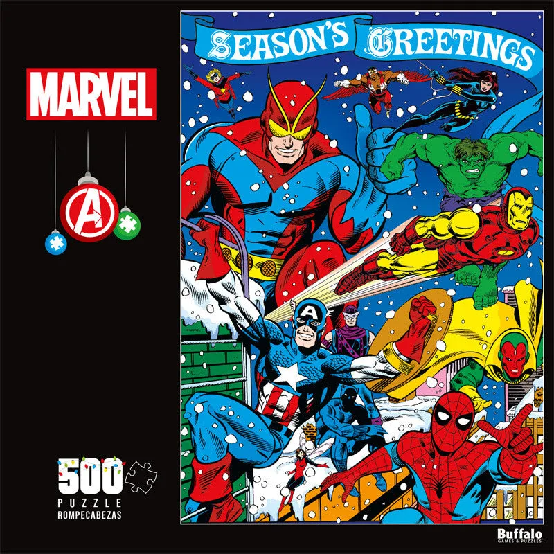 buffalo-games-avengers-season-greetings-500-teile-puzzle image 1