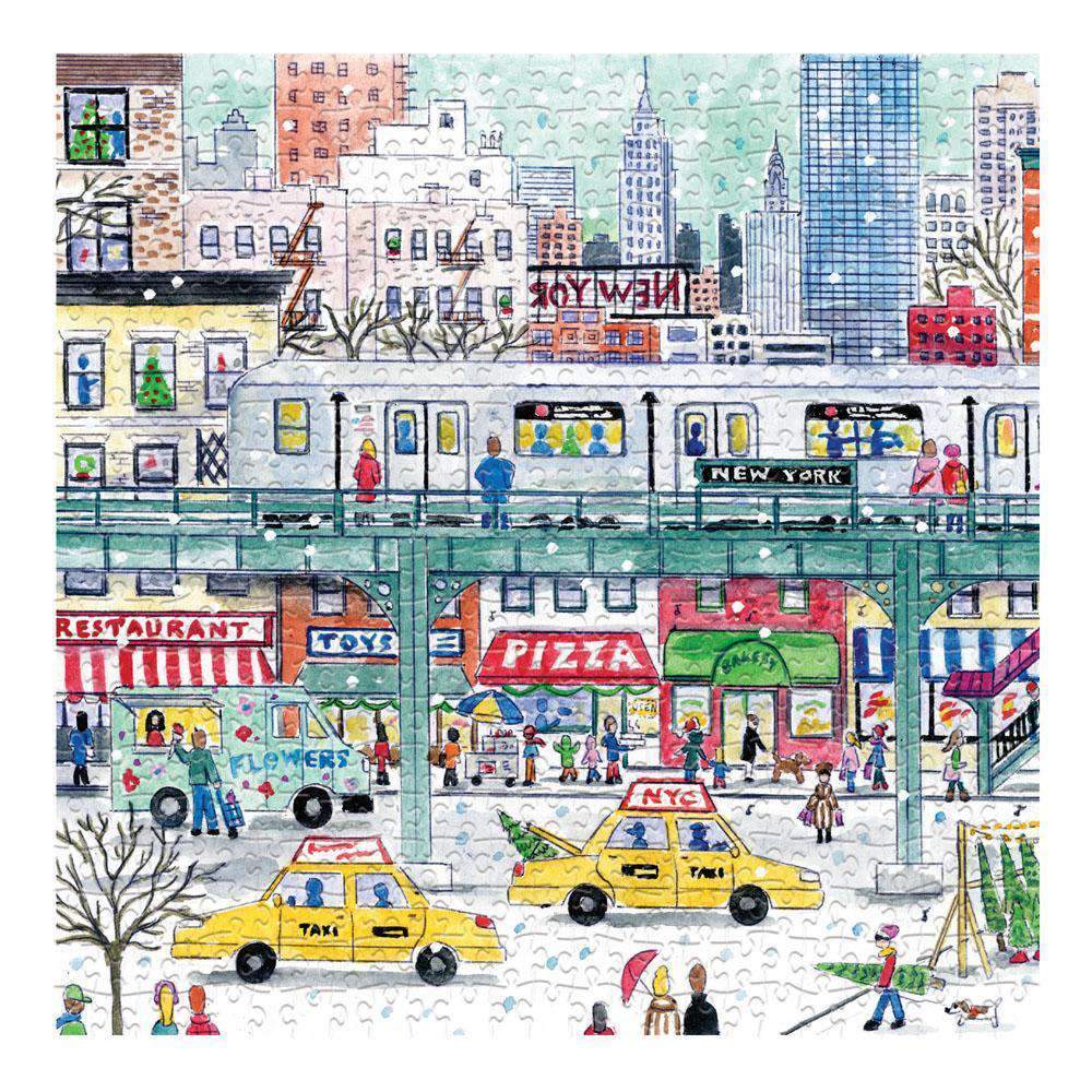 galison-michael-storrings-new-york-city-subway-puzzle-500-teile-winter image 2