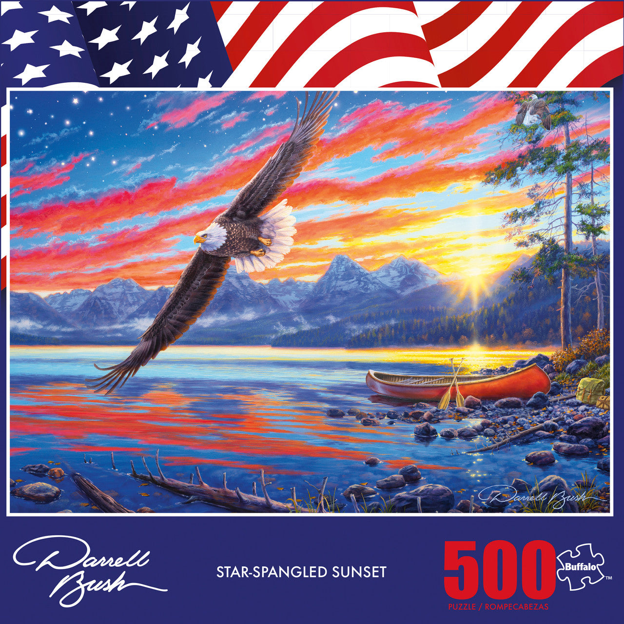 buffalo-games-americana-star-spangled-sunset-puzzle-500-teile image 2