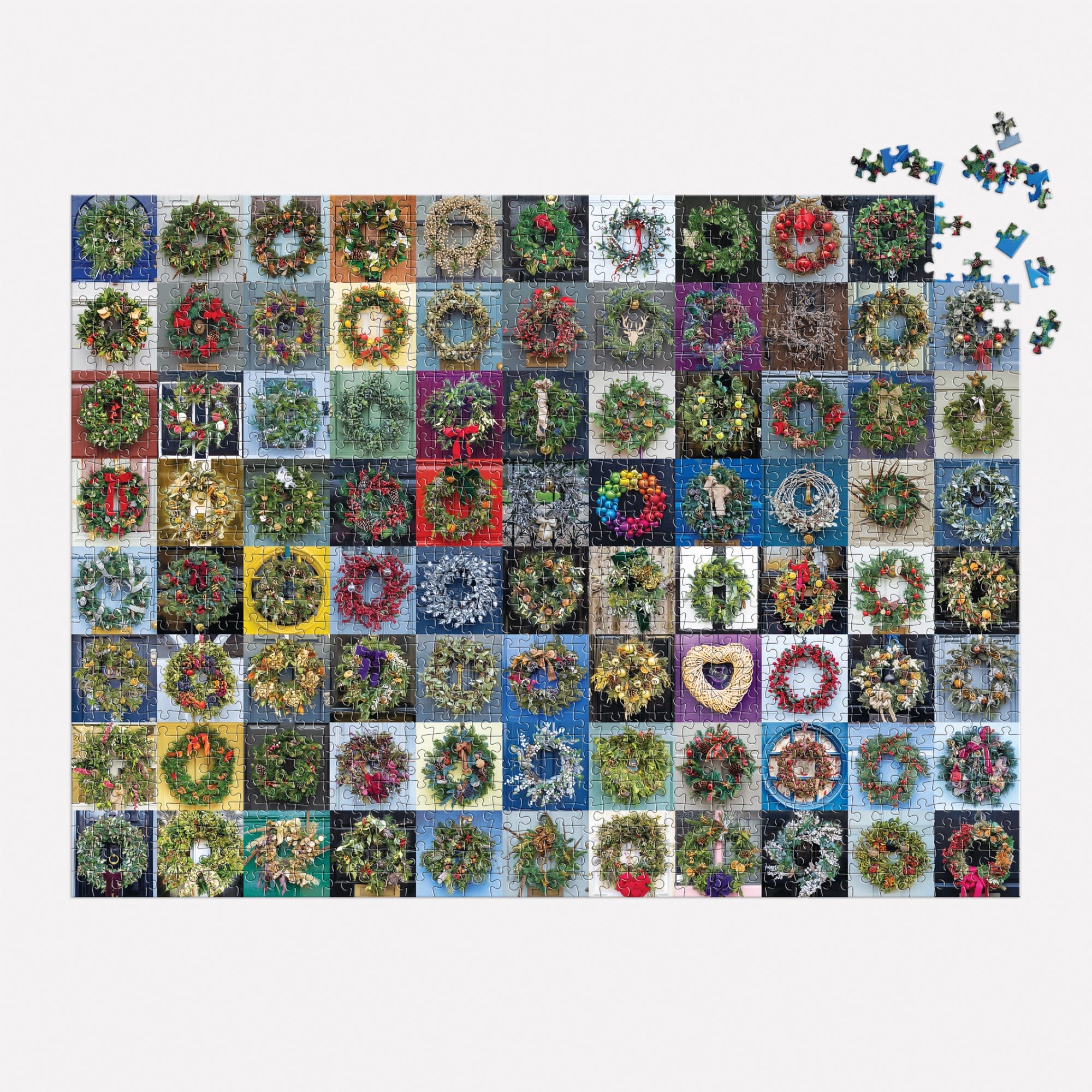 galison-handmade-wreaths-puzzle-1000-teile-weihnachten image 4