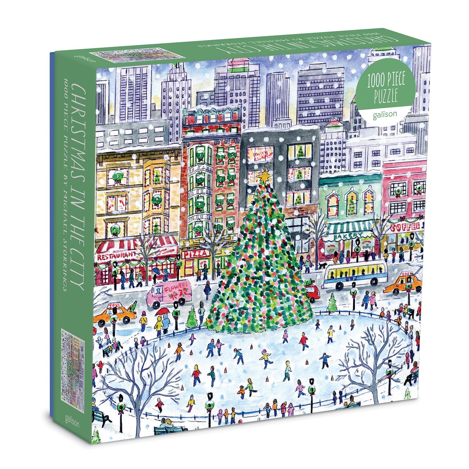 galison-jigsaw-christmas-in-the-city-puzzle-1000-teile image 1