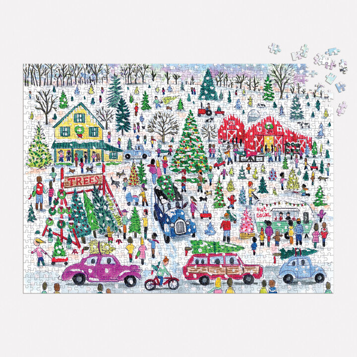 galison-christmas-tree-farm-1000-teile-puzzle-weihnachten-folie image 4