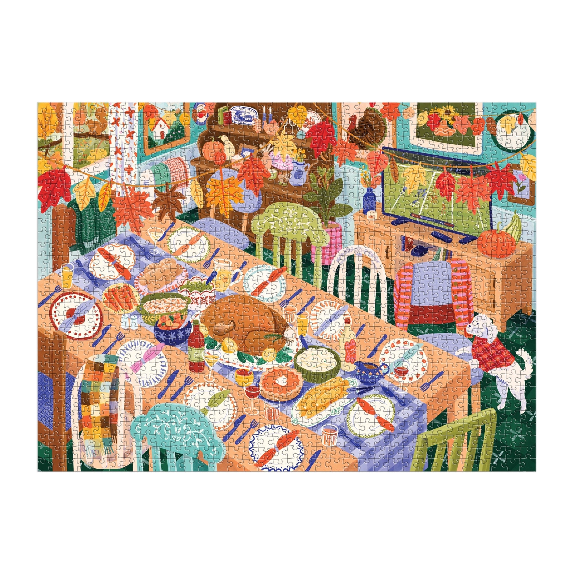 galison-jigsaw-puzzles-thankful-table-1000-teile-puzzle-herbst image 3