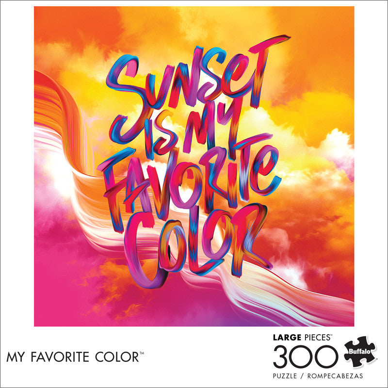 buffalo-games-my-favorite-color-300-teile-puzzle-xl-sunset image 1