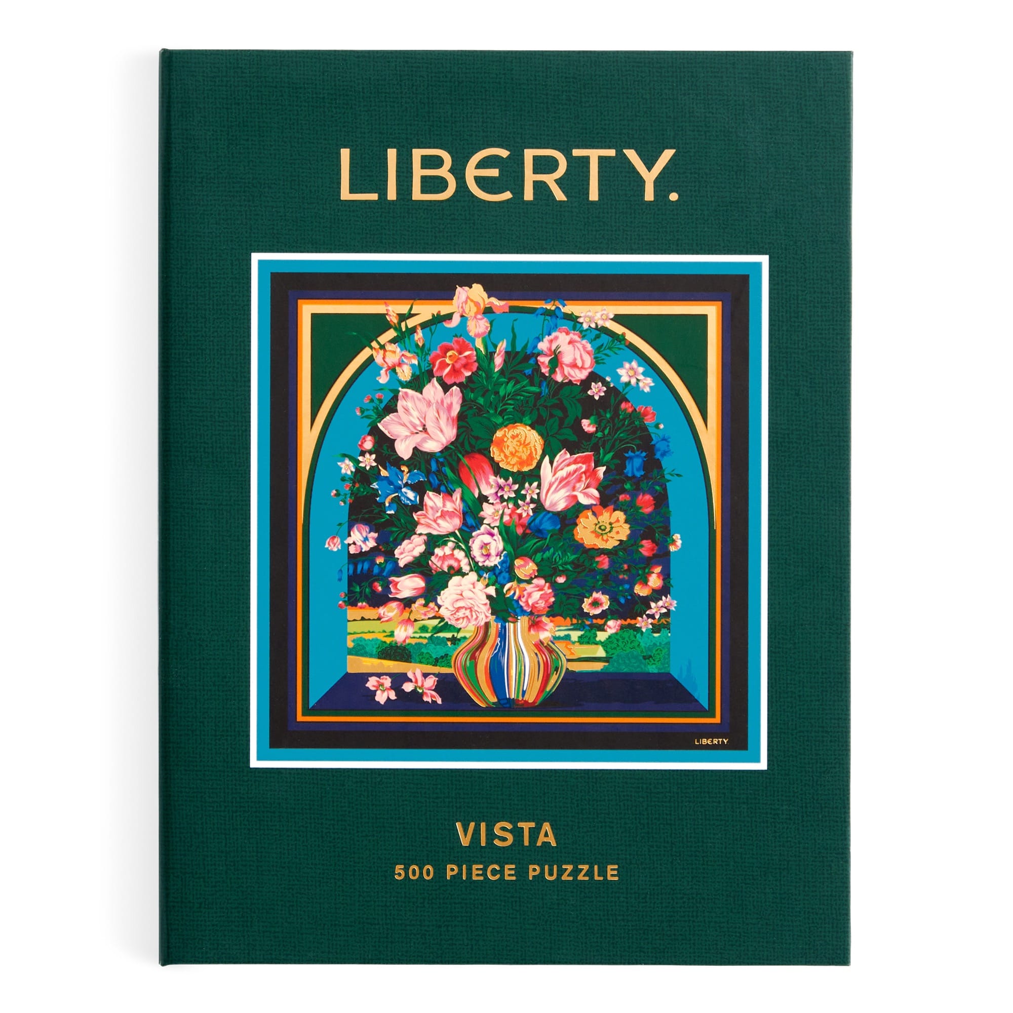 galison-liberty-vista-500-teile-puzzle-buchbox-blumenmotiv image 2