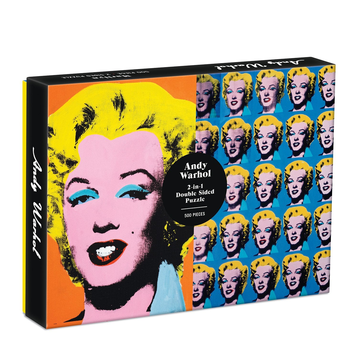 galison-warhol-marilyn-doppelseitig-500-teile-puzzle image 1