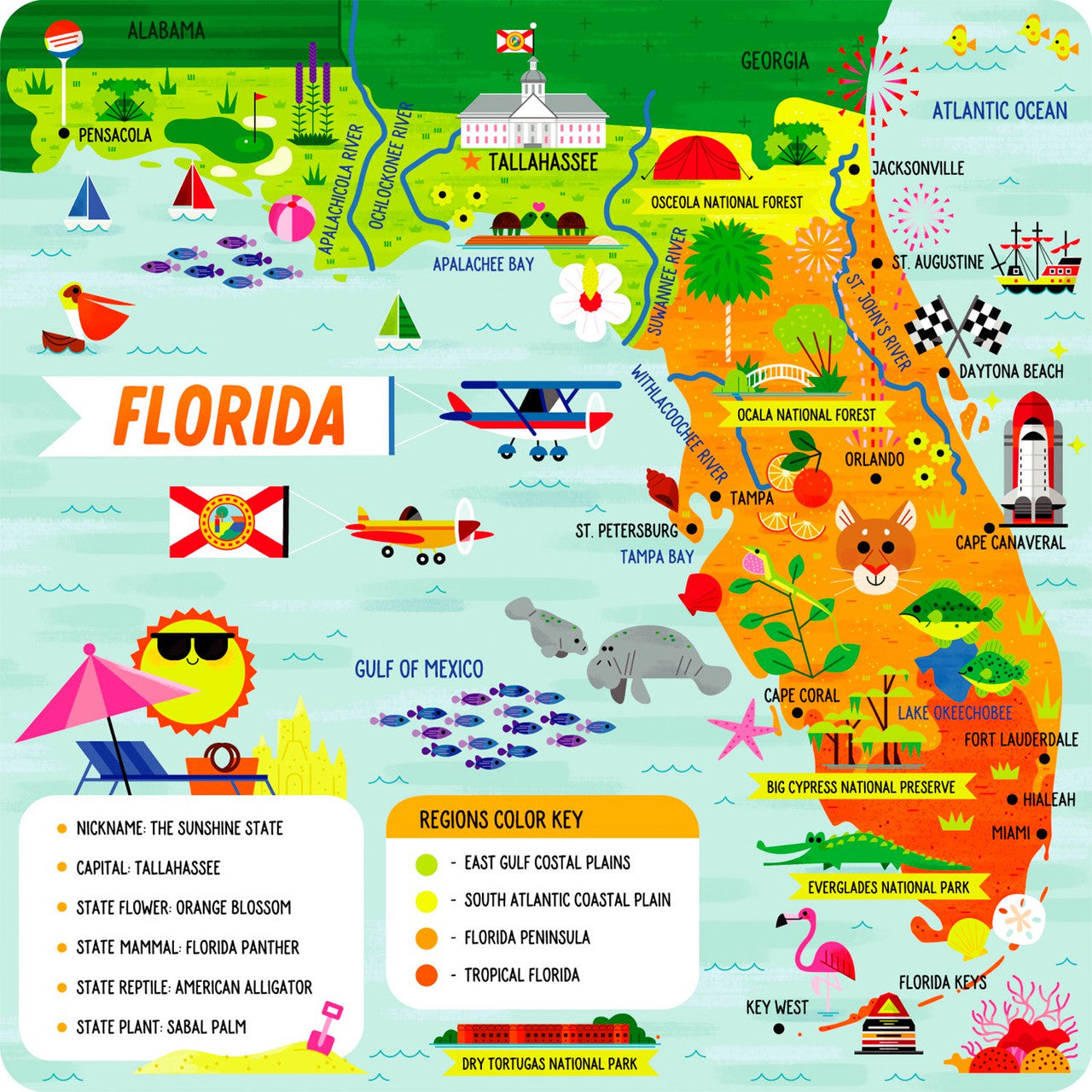 buffalo-games-florida-state-puzzle-49-teile-bodenpuzzle-kinder image 1