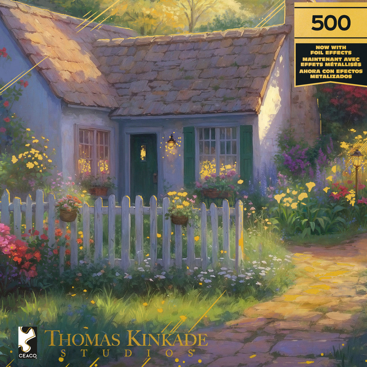 ceaco-thomas-kinkade-calla-lilly-cottage-puzzle-500-teile image 2