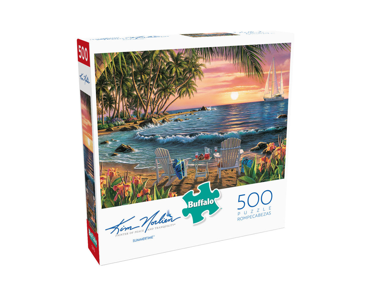 buffalo-games-kim-norlien-summertime-puzzle-500-teile-strand image 4