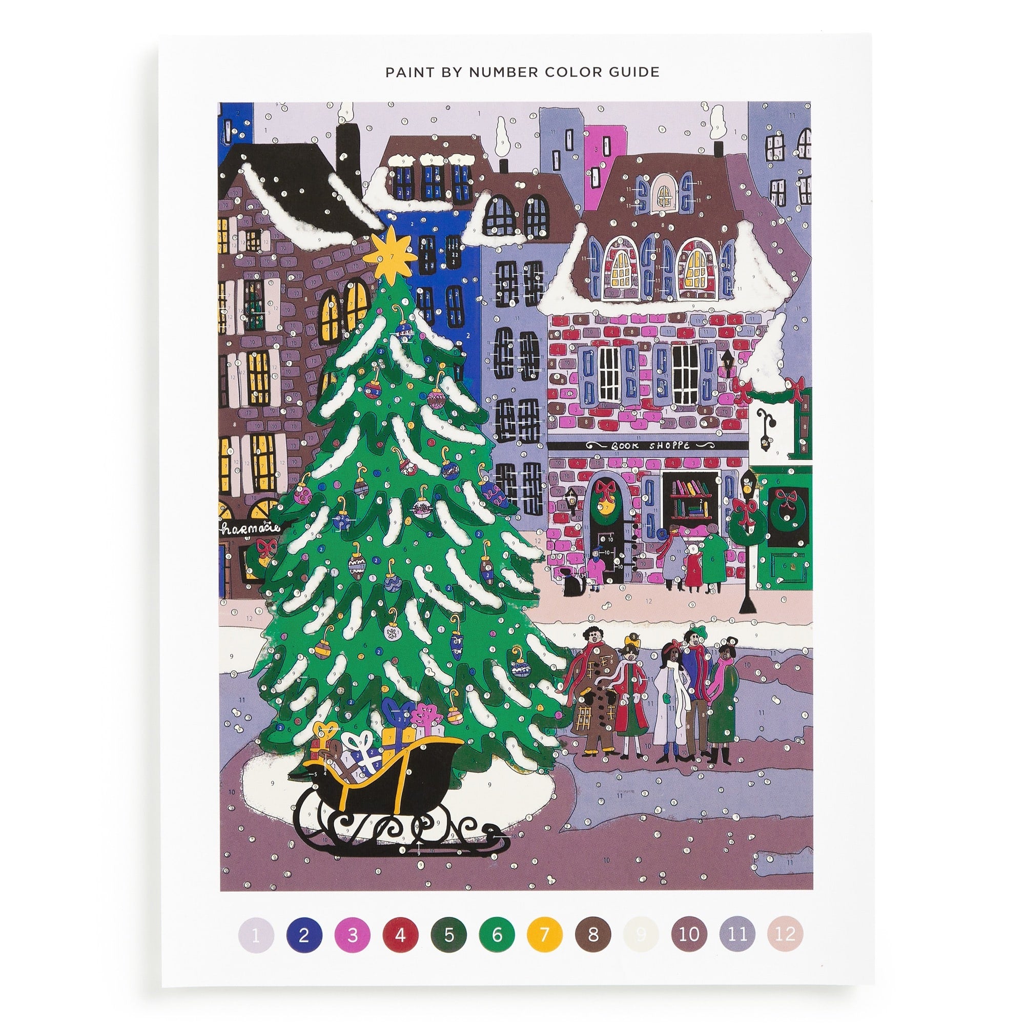 galison-joy-laforme-christmas-malen-nach-zahlen-set-23x30-cm image 6