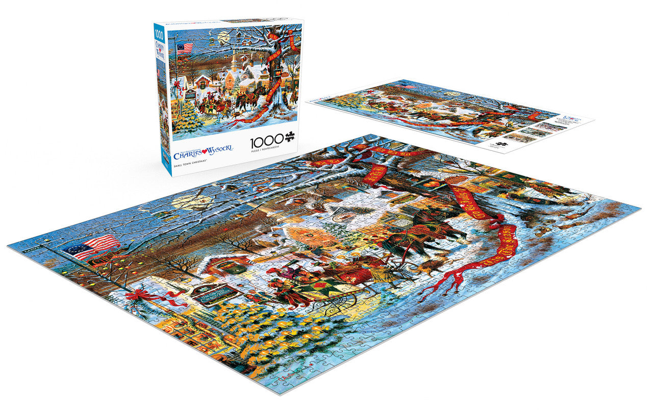 buffalo-games-wysocki-small-town-christmas-1000-teile-puzzle-weihnachten image 3