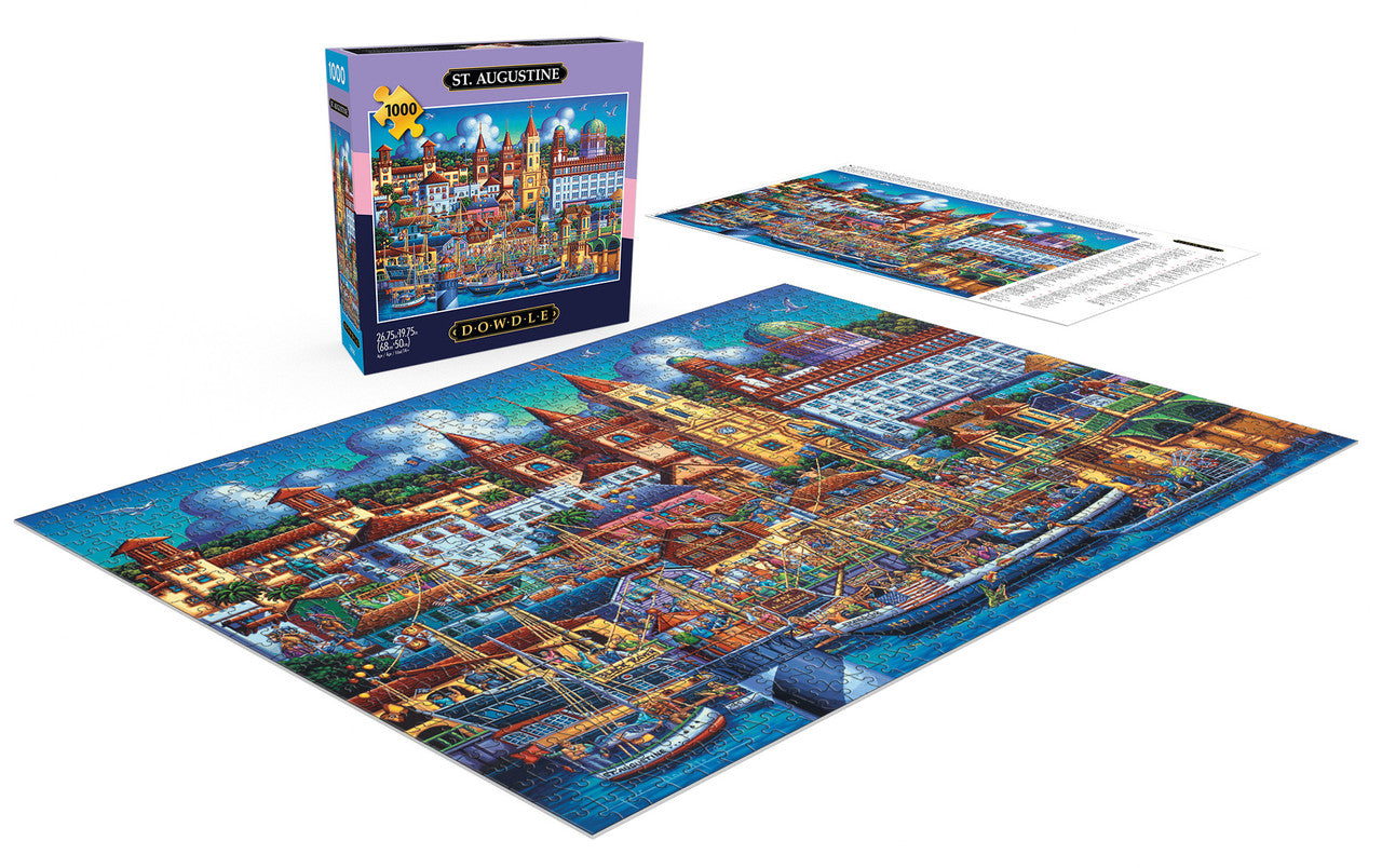 buffalo-games-eric-dowdle-st-augustine-puzzle-1000-teile-stadt image 3