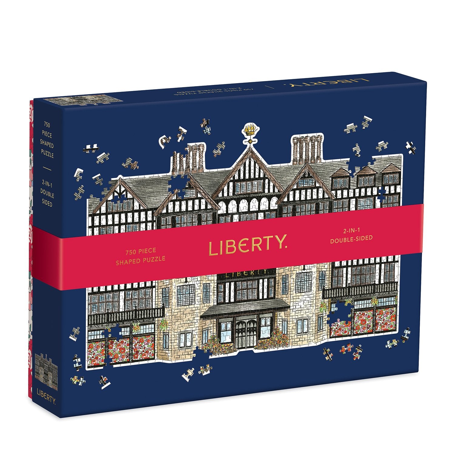 galison-liberty-london-tudor-building-puzzle-750-teile-doppelseitig image 1