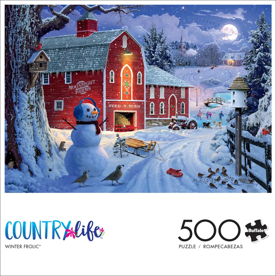 buffalo-games-winter-frolic-500-teile-puzzle-winter image 1