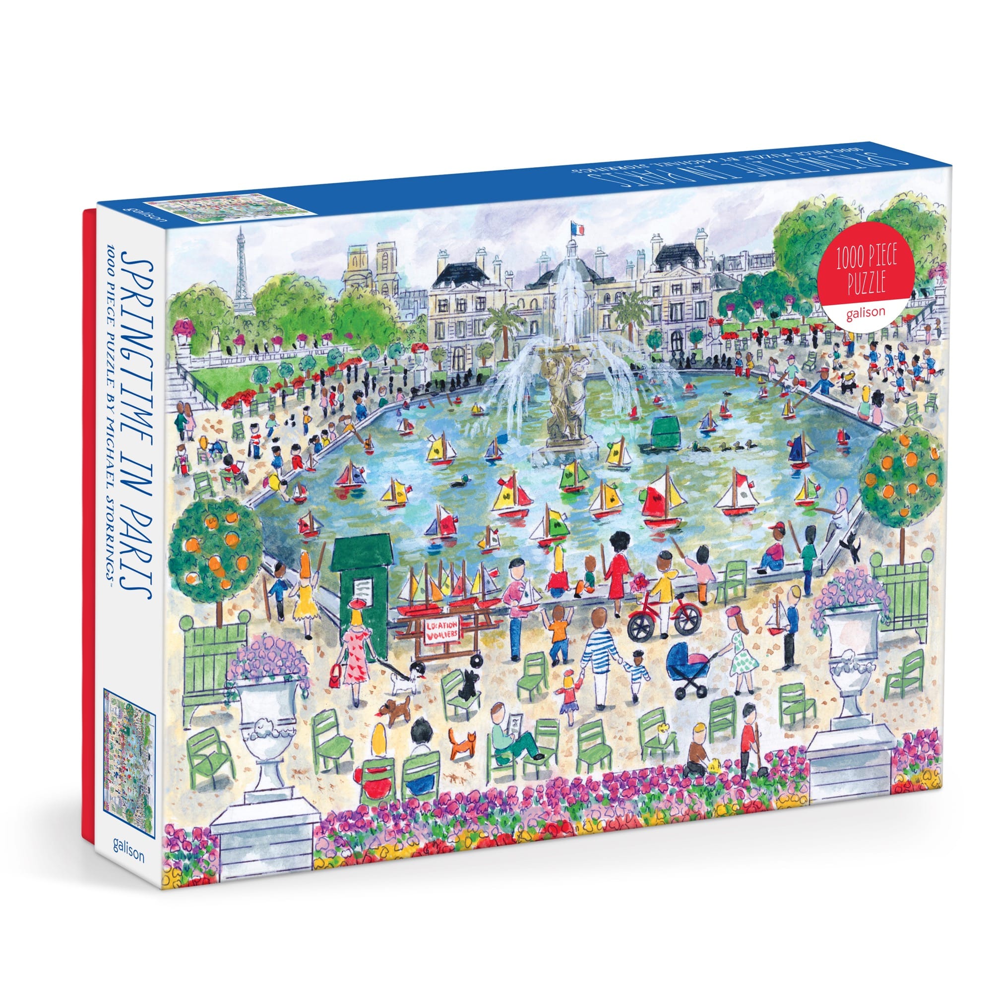 galison-jigsaw-springtime-in-paris-puzzle-1000-teile-fr-hling image 1