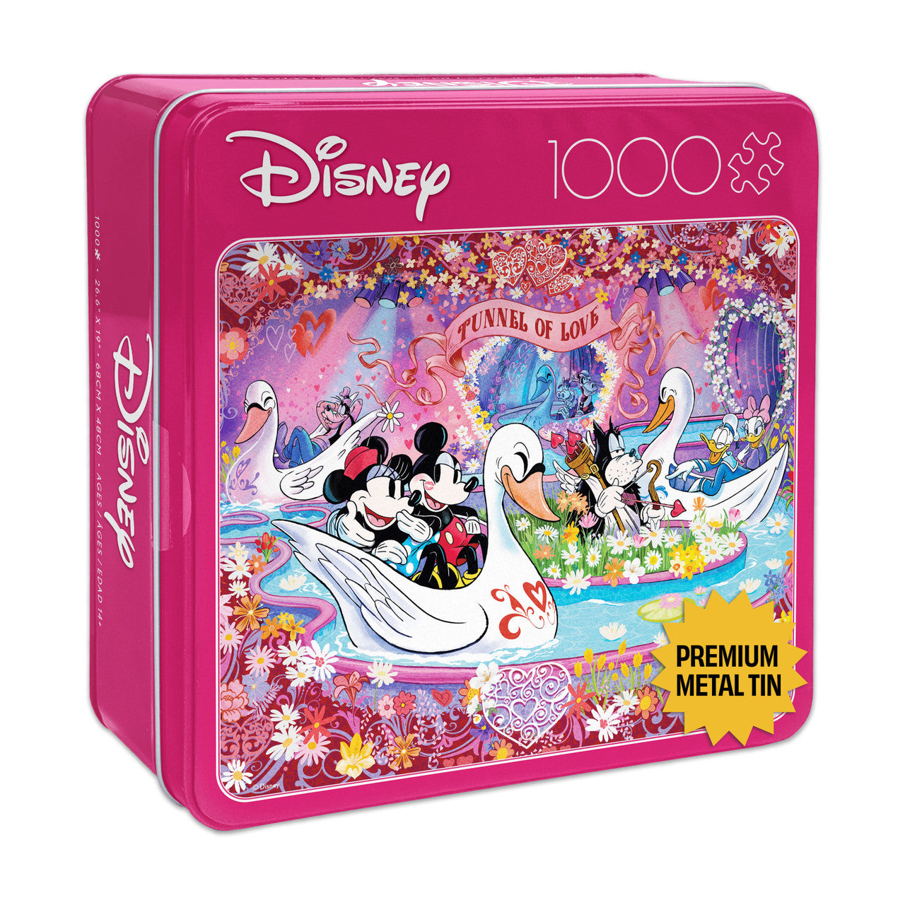 buffalo-games-disney-tunnel-of-love-puzzle-1000-teile-tin image 1