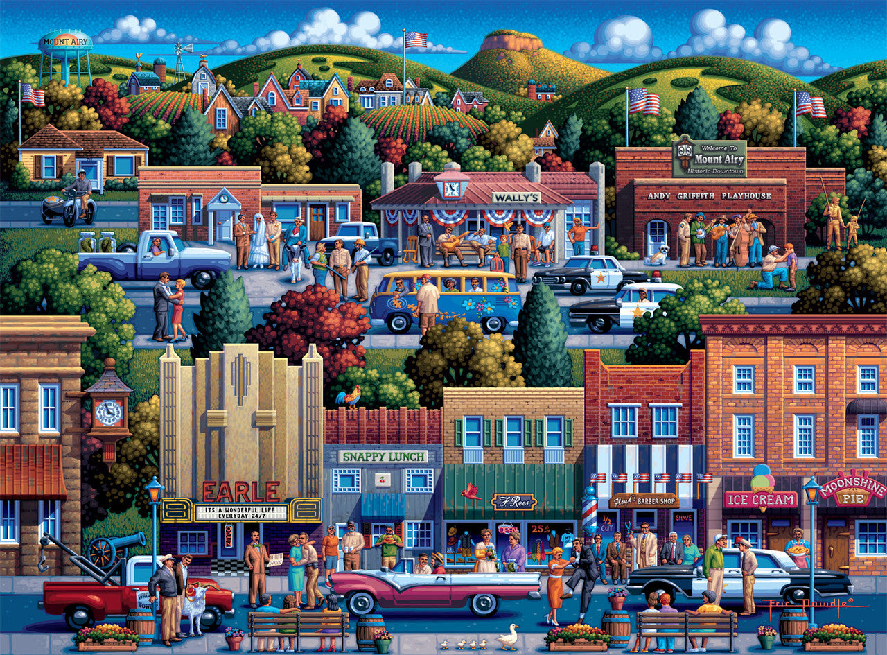 buffalo-games-dowdle-mayberry-1000-teile-puzzle-stadt image 1