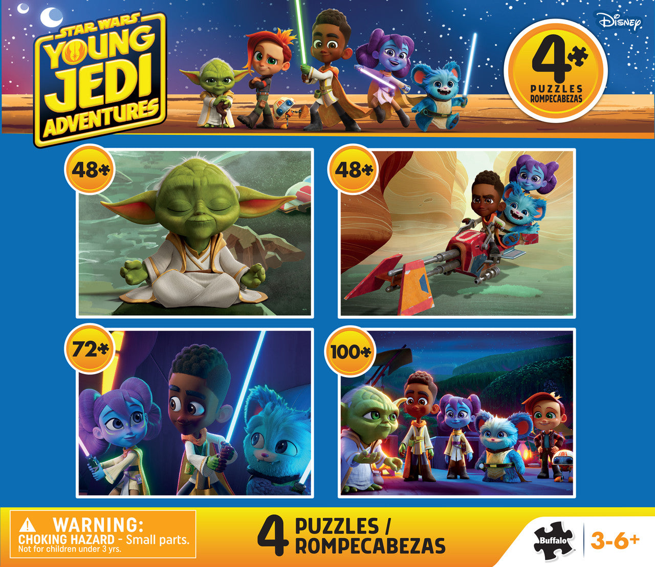 buffalo-games-young-jedi-adventures-multipack-kinderpuzzle-4er-set image 1