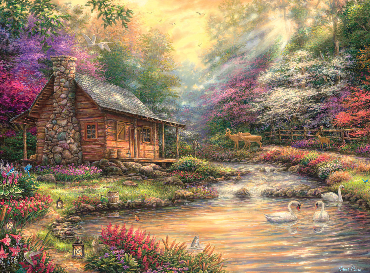 buffalo-games-brookside-retreat-puzzle-1000-teile-h-tte image 1