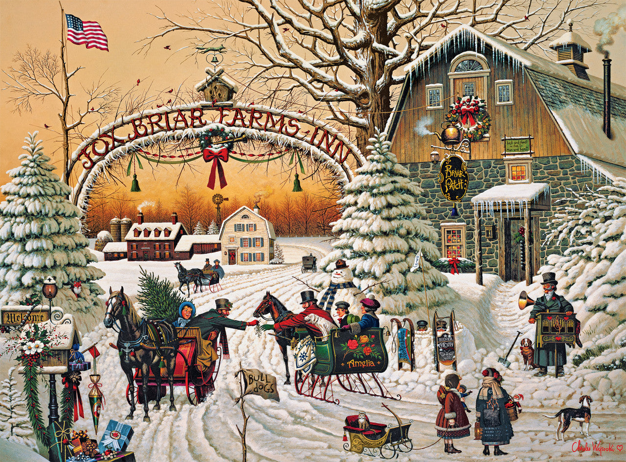 buffalo-games-wysocki-a-christmas-greeting-puzzle-1000-teile-winter image 1